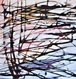 17. ‘Swiss abstract’, acrylic oil and tar on canvas, 40 x 40 cm., 2010 – Private Collection
