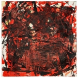 'untitled', mixed media on canvas, 60 x 60 cm., 2008