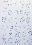16 ‘Sample case’, pen on paper, 21 x 29 cm., 2004