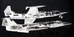 'Virata', acrilico su tele accostate, 200 x 100 cm., 2006