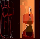 Leaving, winpaint, 2004