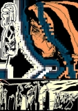 Weeping woman, winpaint, 2002