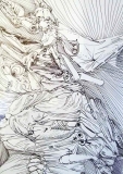 Falluja fever, pen on paper, 21 x 29 cm., 2005