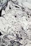 Broken dream, pen on paper, 25 x 38 cm., 2006