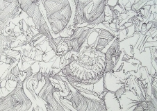 Untitled #21, pen on paper, 21 x 29 cm., 2004