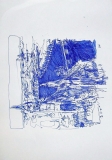 Inclined Budapest, pen on paper, 21 x 29 cm., 2006