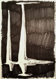 Transforming- 1, permanent marker on paper, 21 x 29 cm., 2018