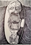 Diadema, permanent marker on paper, 33 x 48 cm., 2018