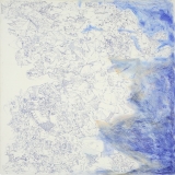 Samotracia, pen and oil on canvas, 100 x 100 cm., 2004