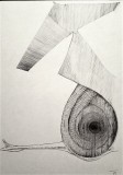 Retro, pennarello su carta, 29 x 44 cm, 2017