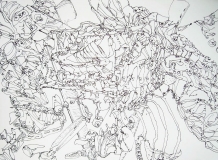 'Senza titolo', penna su carta, 21 x 29 cm., 2005